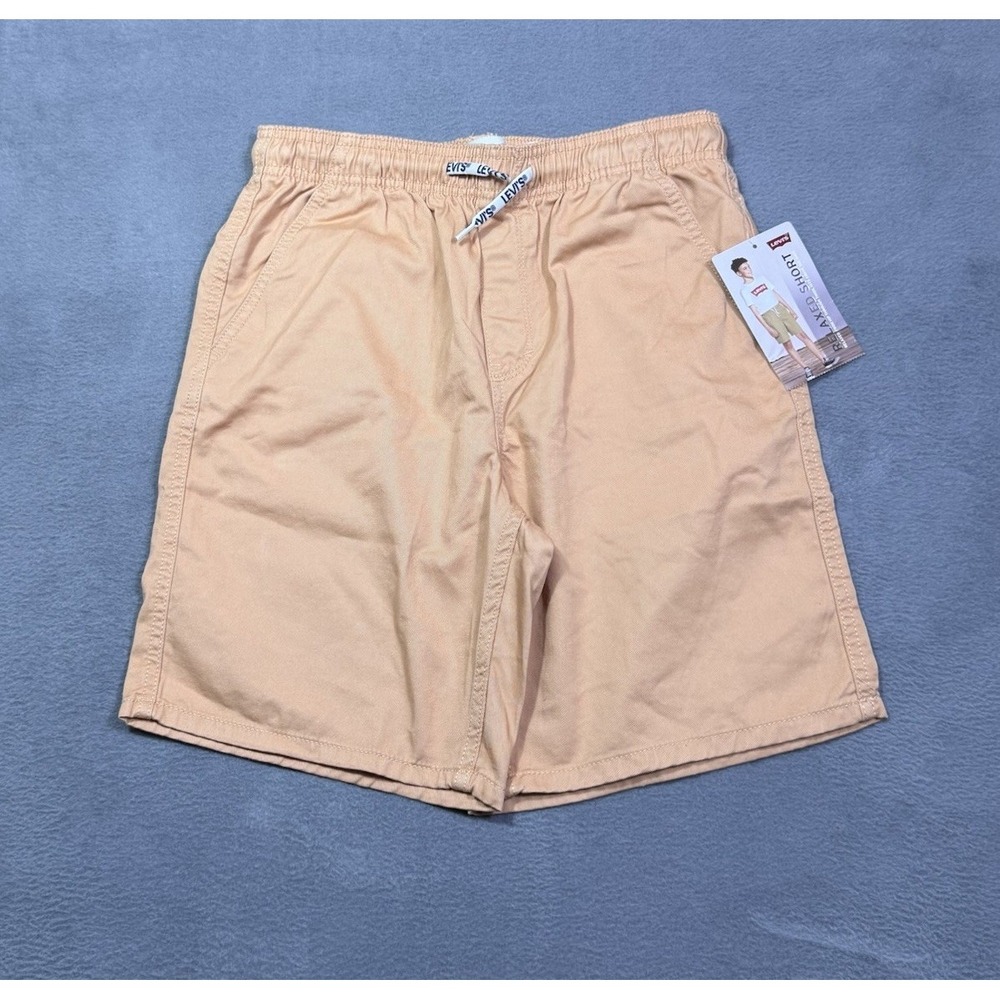 Levis Shorts Youth L 12-13 Yrs Peach Stretch Relaxed Normcore Modern NEW